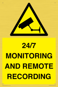 24/7 MONITORING AND REMOTE RECORDING